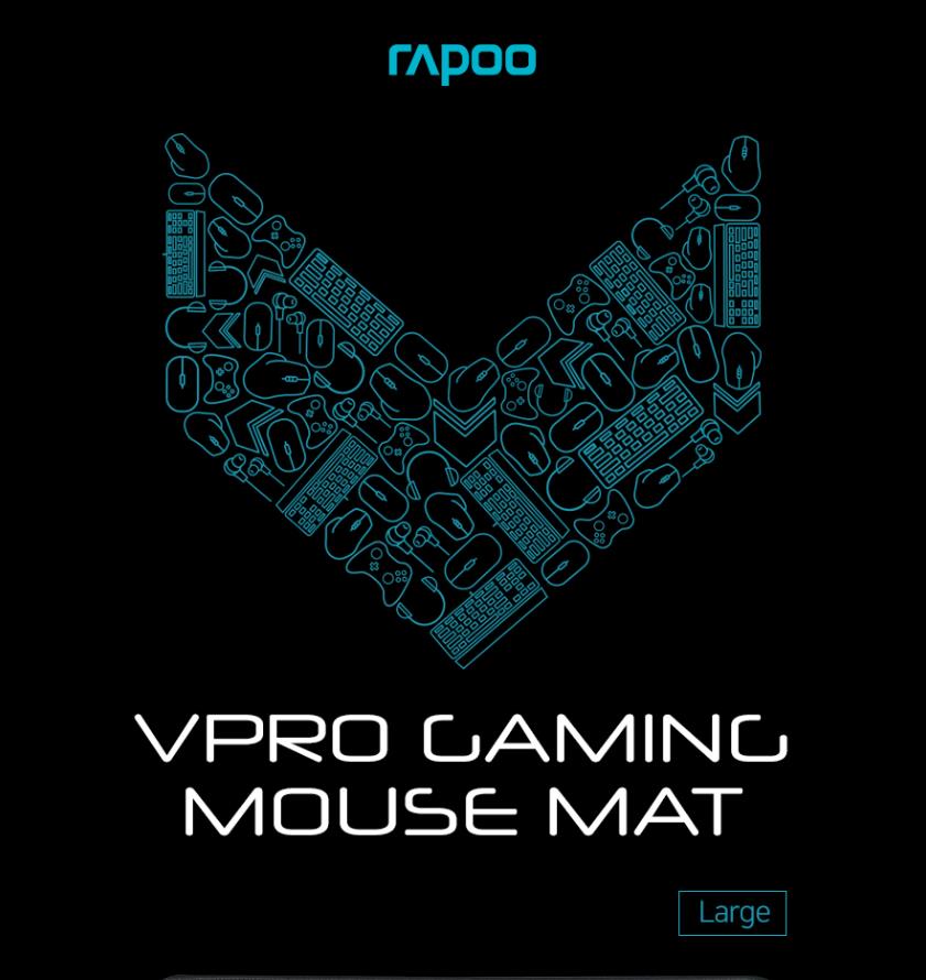 RAPOO Vpro Gaming Mat Large 마우스패드