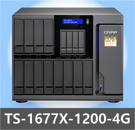 [QNAP] TS-1677X-1200-4G 16Bay 타워형 NAS