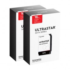WD ULTRASTAR DC HC550 패키지 16TB 2PACK WUH721816ALE6L4 NAS HDD