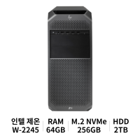 HP 워크스테이션 Z4 G4 W-2245 Win10 Pro (64GB/256GB M.2 NVMe/2TB/No VGA)