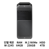 HP 워크스테이션 Z4 G4 W-2245 Win10 Pro (64GB/256GB M.2 NVMe/4TB/No VGA)