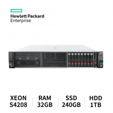HPE 프로라이언트 서버 DL380 GEN10 8SFF (S-4208/32GB/SSD 240GB/HDD 1TB)
