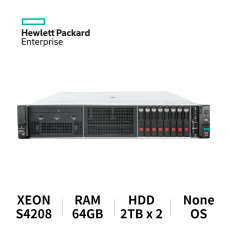 HPE 프로라이언트 서버 DL380 GEN10 8SFF (S-4208/64GB/HDD 2TB x2 RAID)